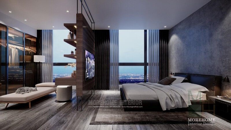 Trang trí phòng ngủ chung cư với mẫu giấy dán tường hàn quốc đẹp