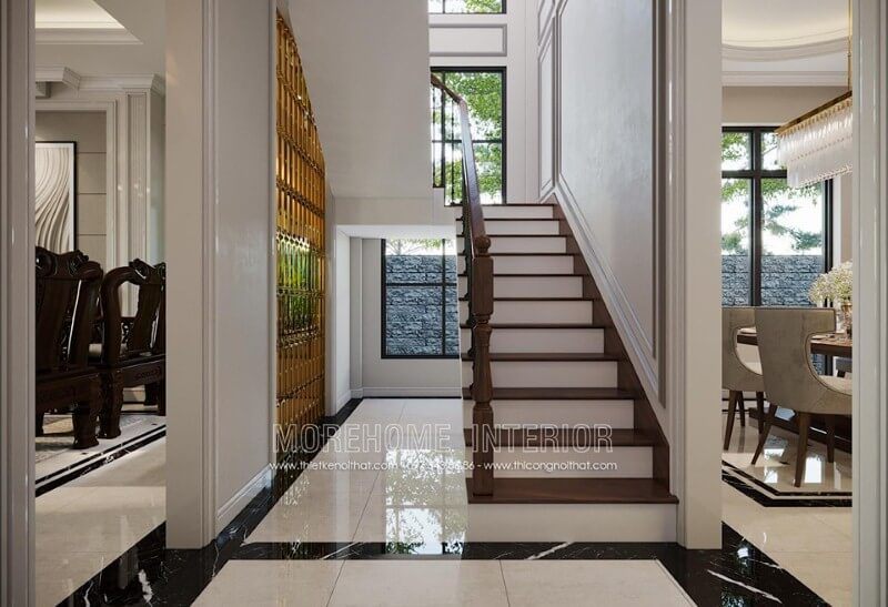 Phào chỉ trang trí tường là một trong những điểm nhấn ấn tượng trong bố trí nội thất đương đại.