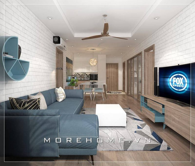 #23 Mẫu sofa bọc da thời thượng cho thiết kế căn hộ tại Hà Nội